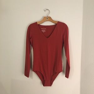 V-Neck Everlane Bodysuit